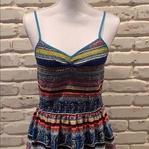 Colorful gypsy BoHo dress